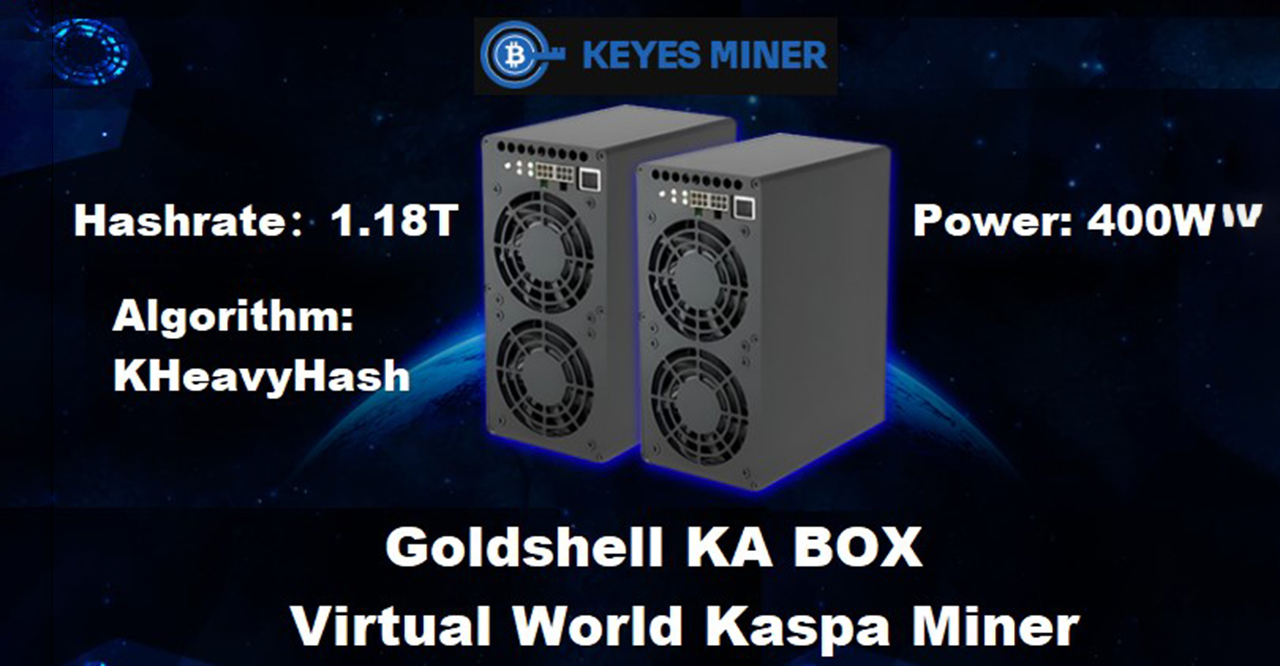 A Brief Intro of Goldshell KA BOX 1.18T 400W Kaspa Miner in Virtual World